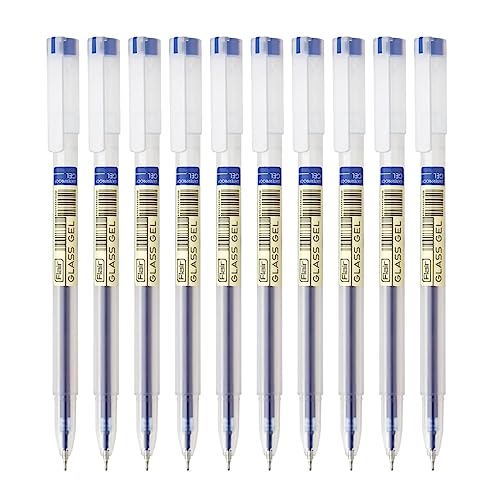 FLAIR Glass Gel Pen Wallet Pack | Tip Size 0.6 mm | Water Proof I...
