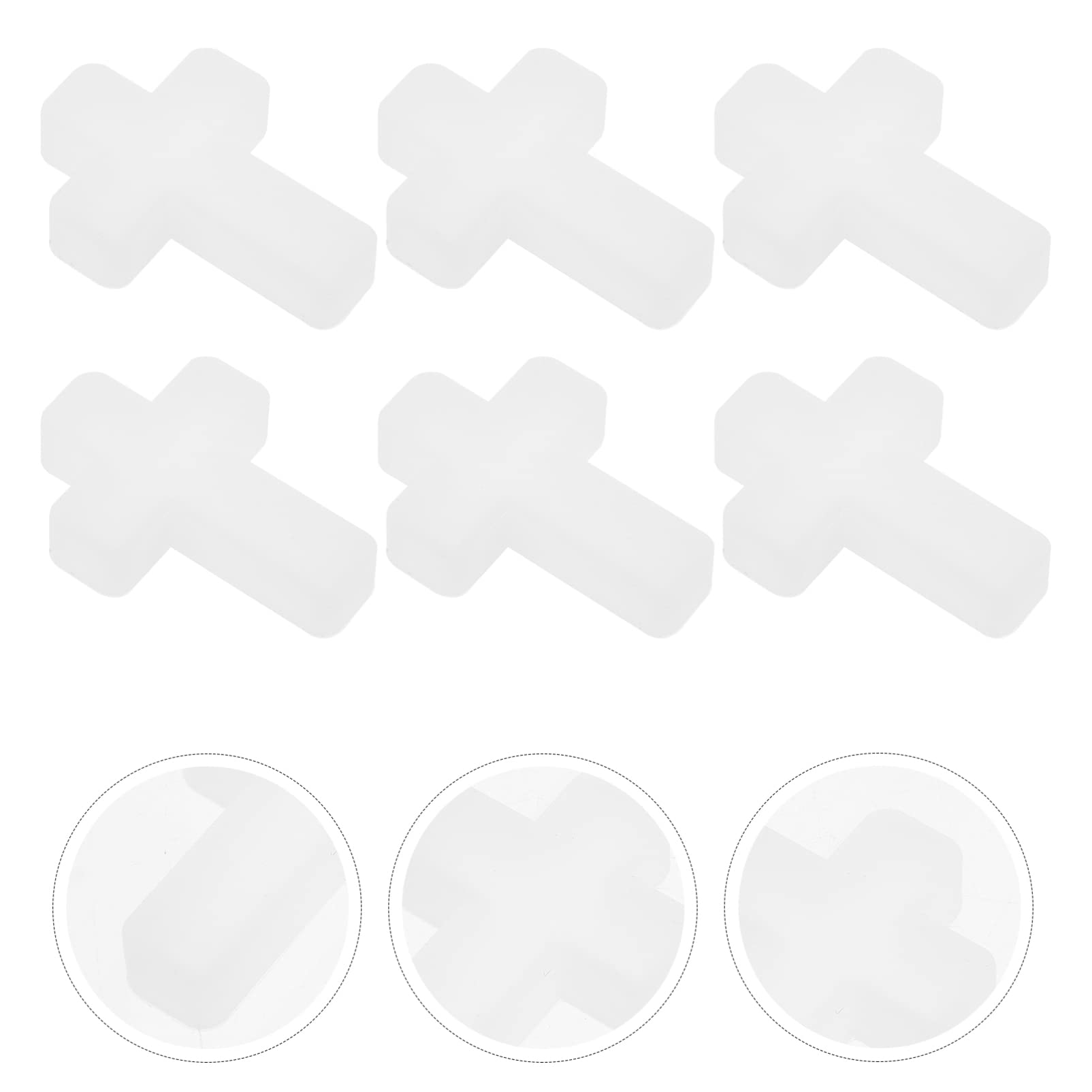 EXCEART Kit De 4 Moules en Silicone pour Pendentifs en Forme De Croix Comprenant 10 Breloques X 4