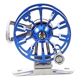 WHAMVOX Reel Aluminium Alloy Fishing Wheel Portable Outdoor Fly Fishing Gear for Rivers and Lakes Durable for Beginners and Experienced Fishers