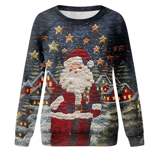 Sudaderas de Navidad para mujer cómodas que no pican la piel 3