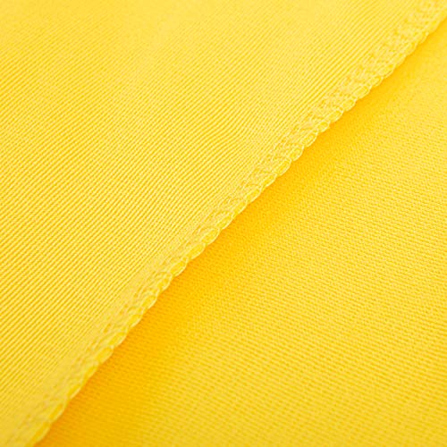 Image of NTBAY Velvet 2 Pack Square Zippered Throw Pillow Covers, Super Soft and Luxury Euro Cushion Covers for Sofa, Couch, 16x16 Inches, Yellow