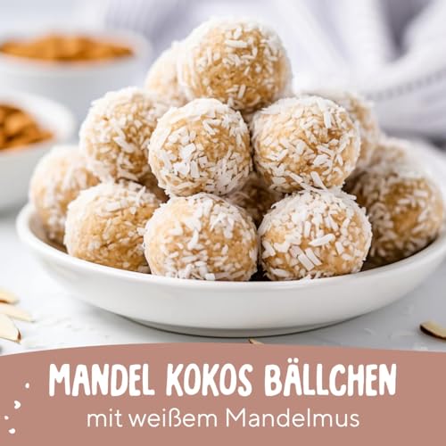 Naughty Nuts Bio Weißes Mandelmus - 100% Natürlich, Vegan, ohne Palmöl und ohne Zuckerzusatz – 500 g