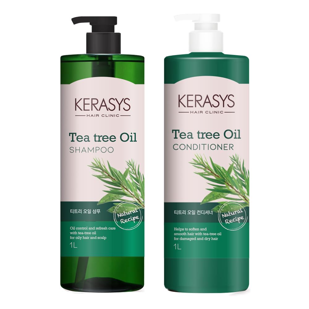Amazon.com : Kerasys Hair Clinic Tea Tree Oil 33.8 fl oz / 1L