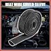ACROPIX Fiberglass Heat Wire Shield Sleeve Heat High Temp Shield Adjustable Heat Shield 3.2ft 10mm 3/8