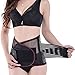 CFR Adjustable Double Pull Fastener Lumbar Lower Back Support Brace Belt for Pain Relif,Heavy Lifting,Sciatica Black, L (Waist:24