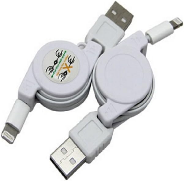 PNET High Quality MFI Certified and Tested Retractable Lightning Cable to USB Apple iPhone 5 5s 5c 6 6 Plus iPod 7 iPad Mini iPad 4 iPad Air 3ft/1m Also Support IOS 8.1 Good as Travel And Car Cable