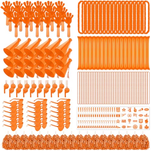 Soulchen 540 Pcs Orange Spirit Day Accessories School Spirit Items