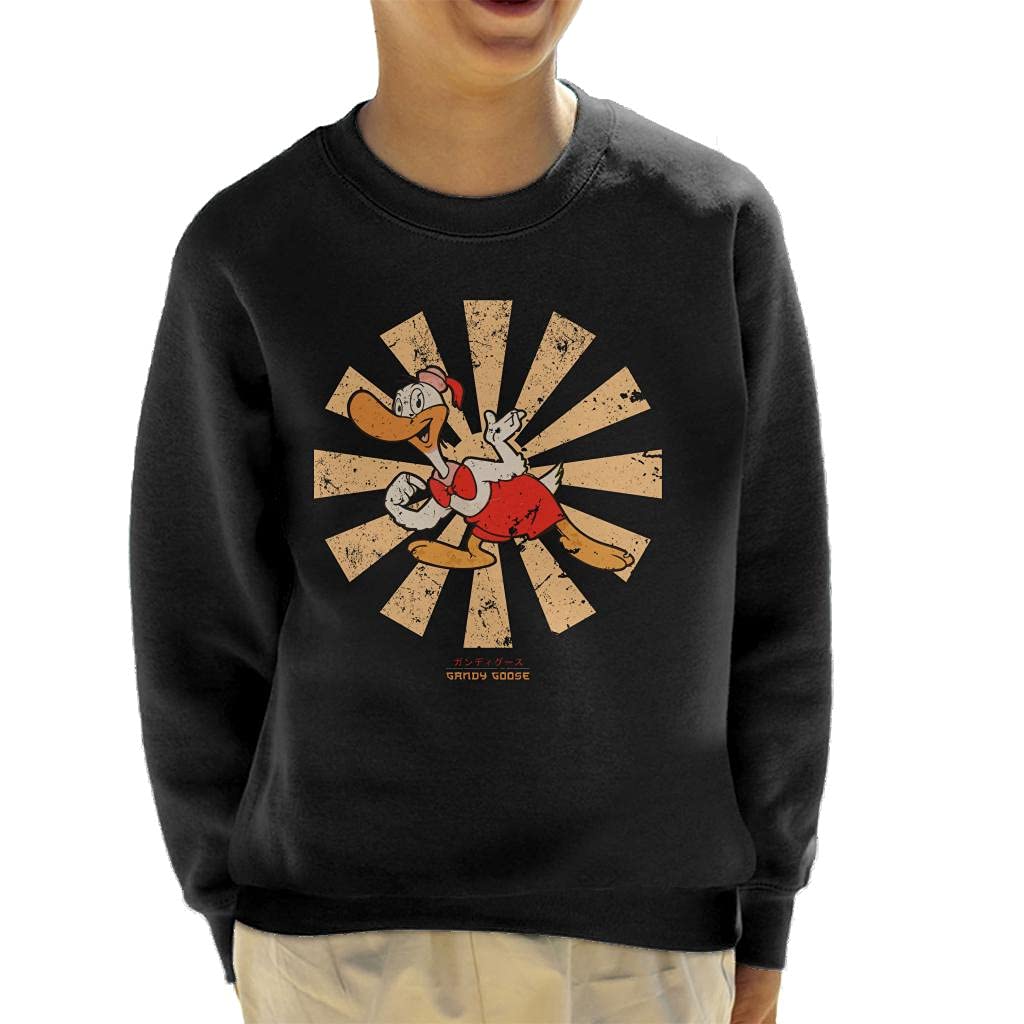 Cloud City 7 Gandy Goose Retro Japanese Kid's Sweatshirt