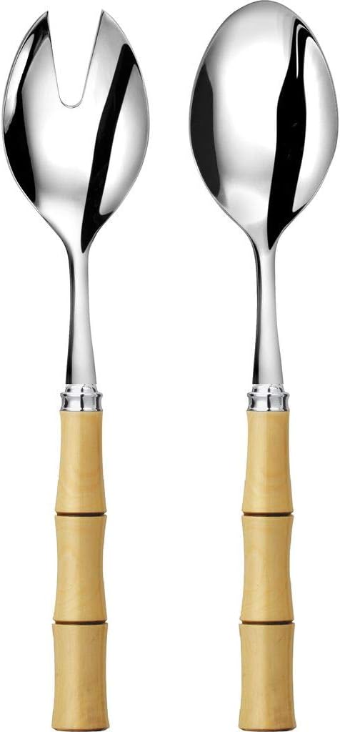 Byblos Natural Wood Salad Serving Set
