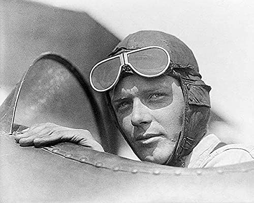 Aviator Charles Lindbergh Cockpit Portrait 11x14 Photograph Photo Print