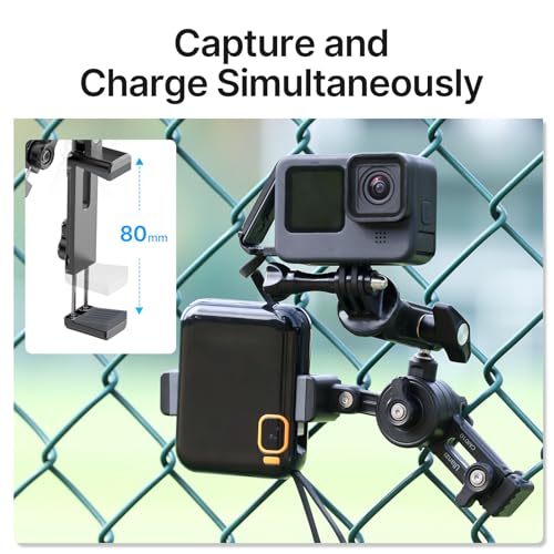 Image of Baseball Fence Mount Holder for Action Cameras - ULANZI CM010 Action Cam Fence Clamp Mount Phone Holder Video Accessories