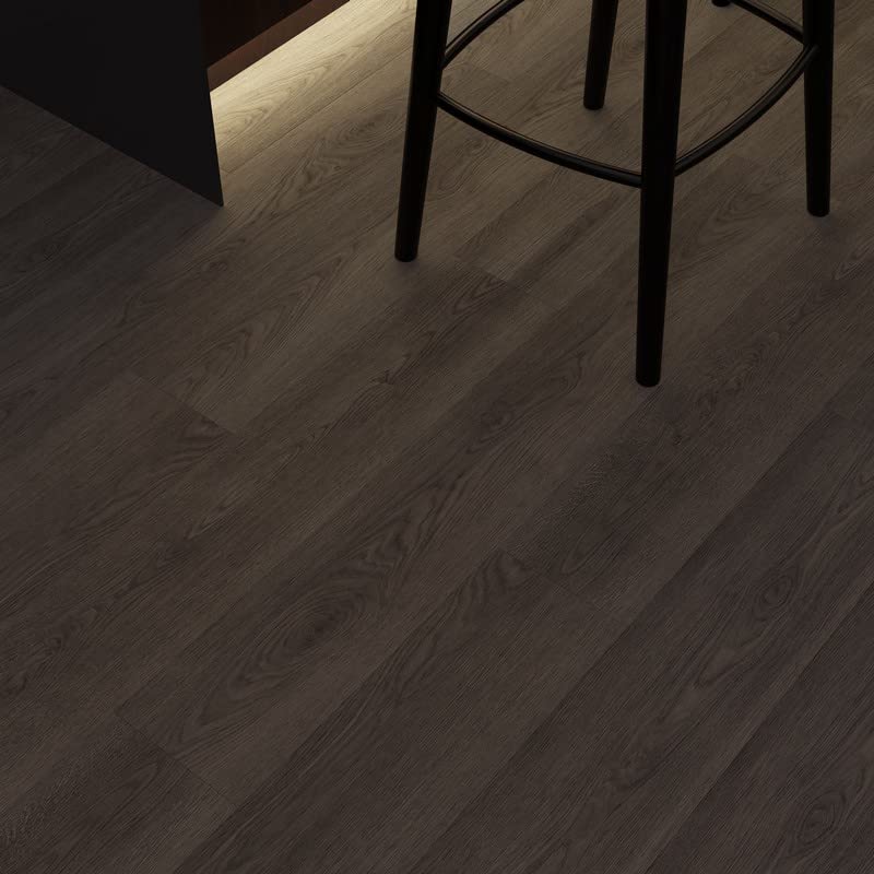 Miniatura 8 de Lucida Surfaces Azulejos de vinilo de lujo  Piso adhesivo para instalación de bricolaje  10 tablones de aspecto de madera  AlphaCore  Nube  7 x 48