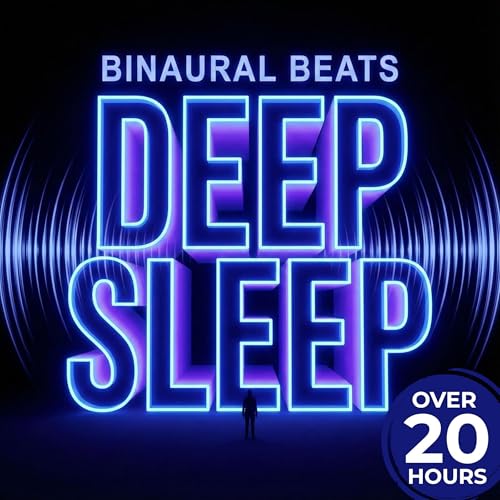 Diseño de la portada del título Binaural Beats Deep Sleep