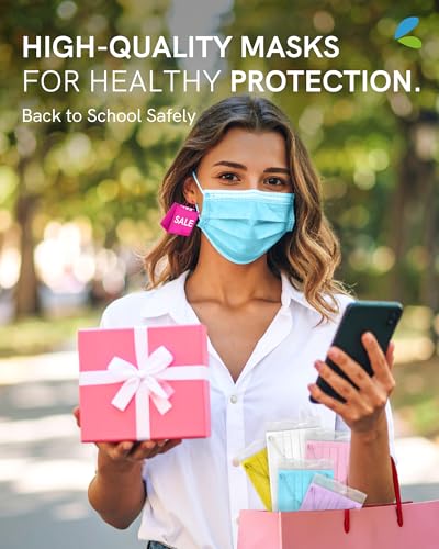 FriCARE Face Masks Disposable for Adults, 4 Ply ASTM Level 3, Individually Wrapped Mask for Allergy Protection, 100 Pack, Woodland Mystery — view 2