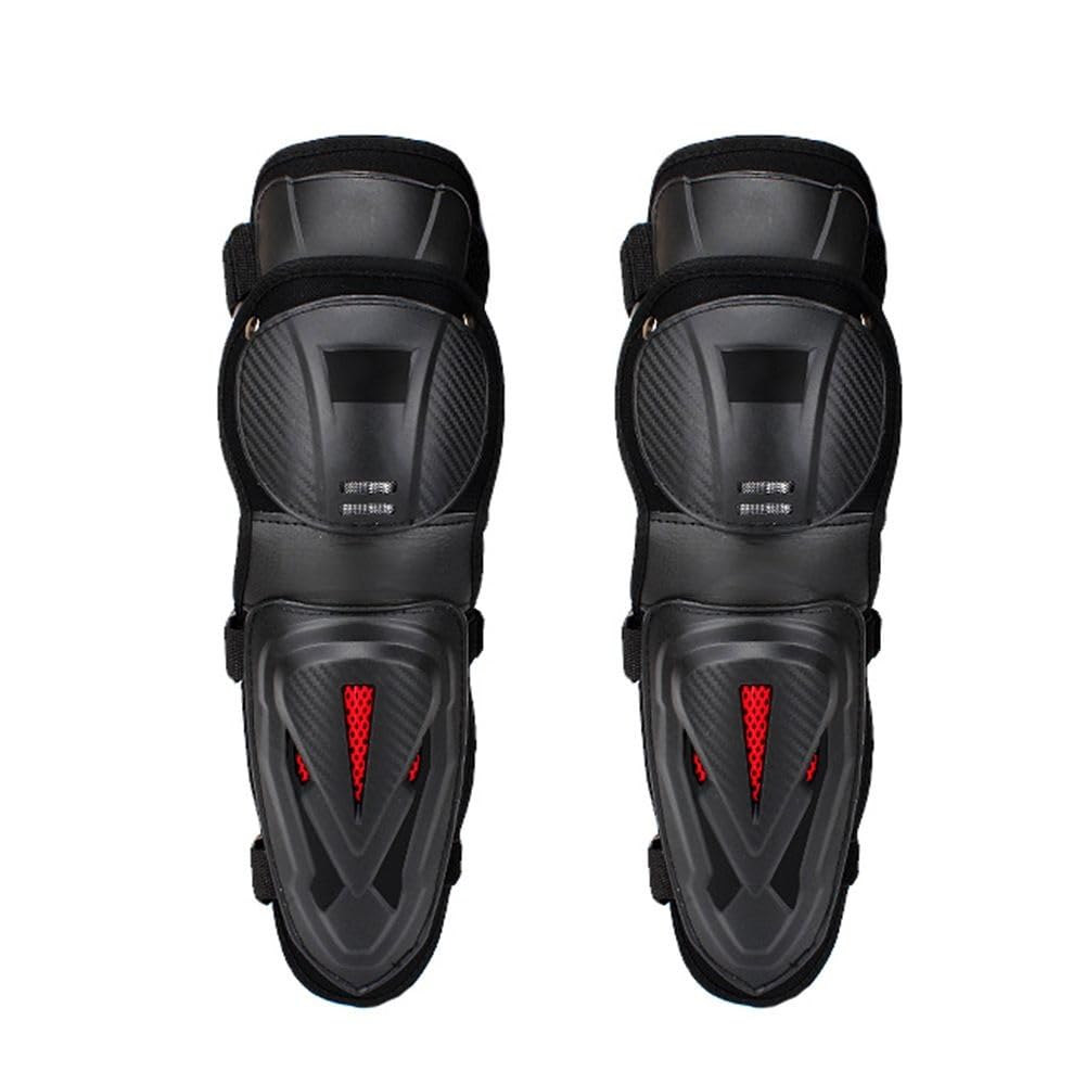 Cuscinetti per ginocchia e gomiti regolabili Set di armature protettive ABS motociclismo ciclismo corse