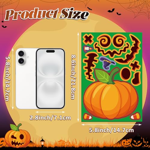 Halloween Stickers 48 Sheets DIY Halloween Party Favors Crafts Kids - image 3