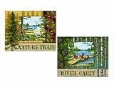 Plaid 21723 Paint By Number Studio Series Kit, Lakeside Forest, 11-Inch by 14-Inch, Set of 1