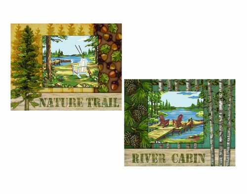 Plaid Creates Paint By Number Studio Series Kit (11 by 14-Inch), Lakeside Forest