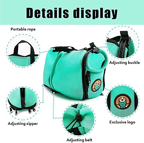 AWOOF Cat Grooming Bag, Adjustable Cat Bathing Bag Durable Anti Scratch & Bite Cat Shower Net Bag for Bathing Ear Cleaning Nail Trimming