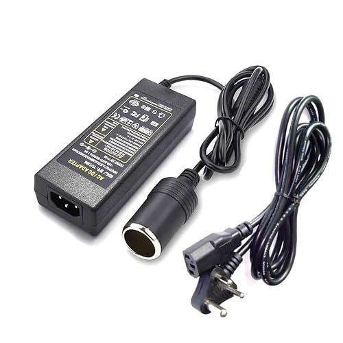 STARQ 12V AC to DC Converter 100-240V Car Cigarette Lighter Socket for Car Vacuum Cleaner Tire Inflator Car Air Purifier and Other Car Devices 72W Power Supply Adapter (6A)