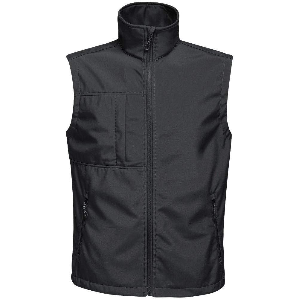 Regatta Octagon II 3 Layer Softshell Bodywarmer - Jet Black - 4XL
