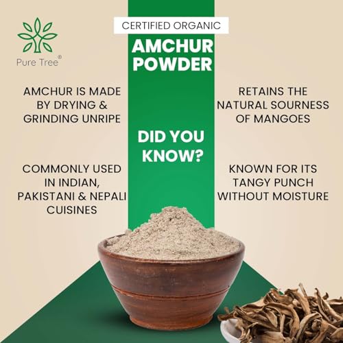 Image of Pure Tree Certified Organic Amchur Powder | 850 g | Dry Mango Powder | Amchoor Powder For Chutney, Pickle, and Fruit Salad