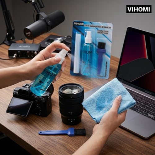 Image of Premium 3-in-1 Gel Spray Cleaner 100ml with Microfibre & Brush For Laptop, PC, Mobile, Tablet & All Screens