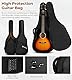 Vangoa 4/4 Akustik Gitarre Volle Größe Cutaway Westerngitarre 41 Zoll für Anfänger Erwachsene Akustikgitarre Set mit Anfänger Kits, Sunset-Farbe