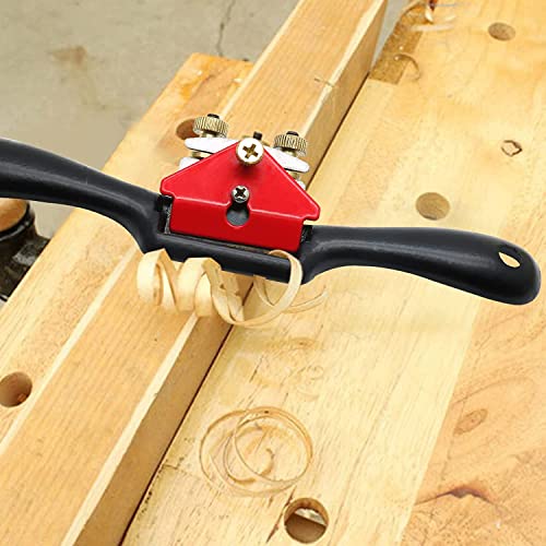 Adjustable Spokeshave Plane With Flat Base, Metal Blade For Wood Shave, Smooth Planes, Wood Carver, Woodworking Planes, Premium Hand Manual Tool #TOP5