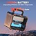 300W Portable Power Station, Solar Generator 259Wh, 70,000mAh LiFePO4 Battery with 65W USB-C PD&Pure Sine Wave AC, Solar Charging for Camping,Home Backup,Emergency Power(SOS Light & LCD Display)