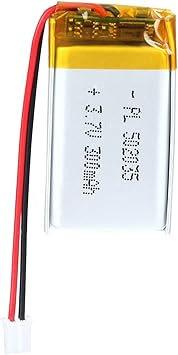 3.7V 300mAh 502035 Lipo battery Rechargeable Lithium Polymer ion Battery Pack with PH2.0mm JST Connector
