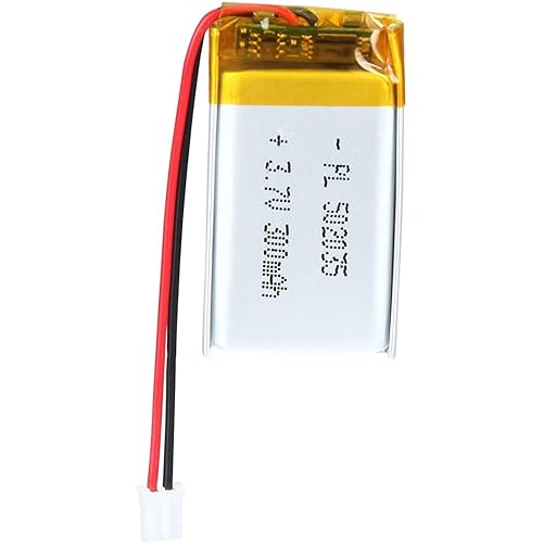 3.7V 300mAh 502035 Lipo battery Rechargeable Lithium Polymer ion Battery Pack with PH2.0mm JST Connector
