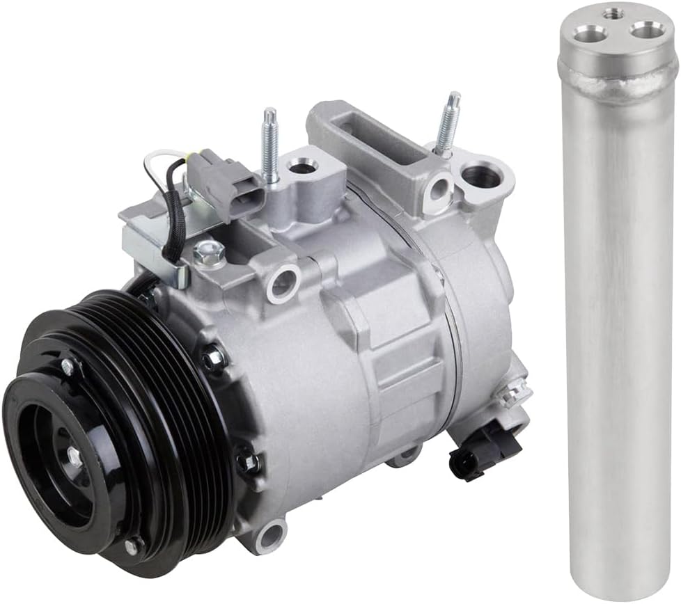 For Chrysler 300 & Dodge Charger V6 2014 2015 AC Compressor w/A/C Drier - BuyAutoParts 60-89279R2 New