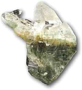 ヒマラヤ水晶　バーナクル　マニハール産　天然石　ゴールドルチル　クローライト ヒマラヤ水晶 バーナクル マニハール産 天然石 ゴールドルチル クロー