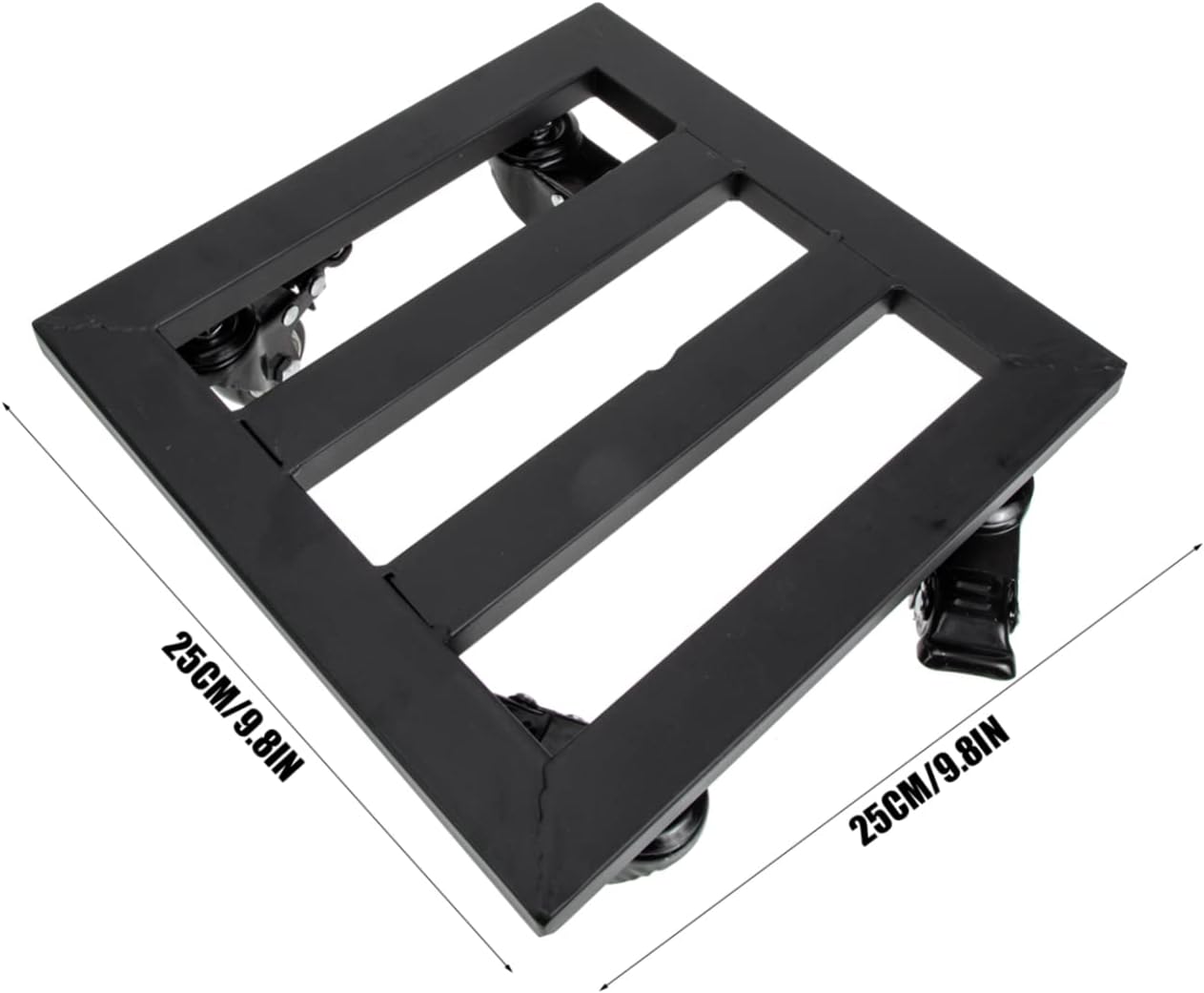 Rolling Plant Stand Wheels for Plants Flower Pot Tray Herb Garden Decor