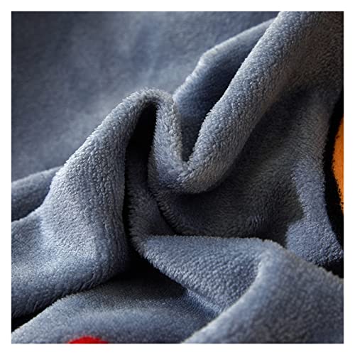 YESJmn Spannbettlaken Weiches, gemütliches Bettlaken mit Druck, Warmer Samt, elastisches Spannbettlaken, Erwachsene, Kinder, Doppelbett, King-Size-Matratzenschoner - Image 5
