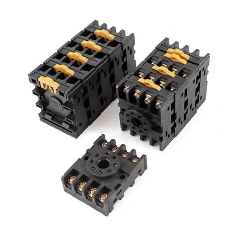 Socle de relais pour rail DIN PF083A avec fixation stable à 8 broches