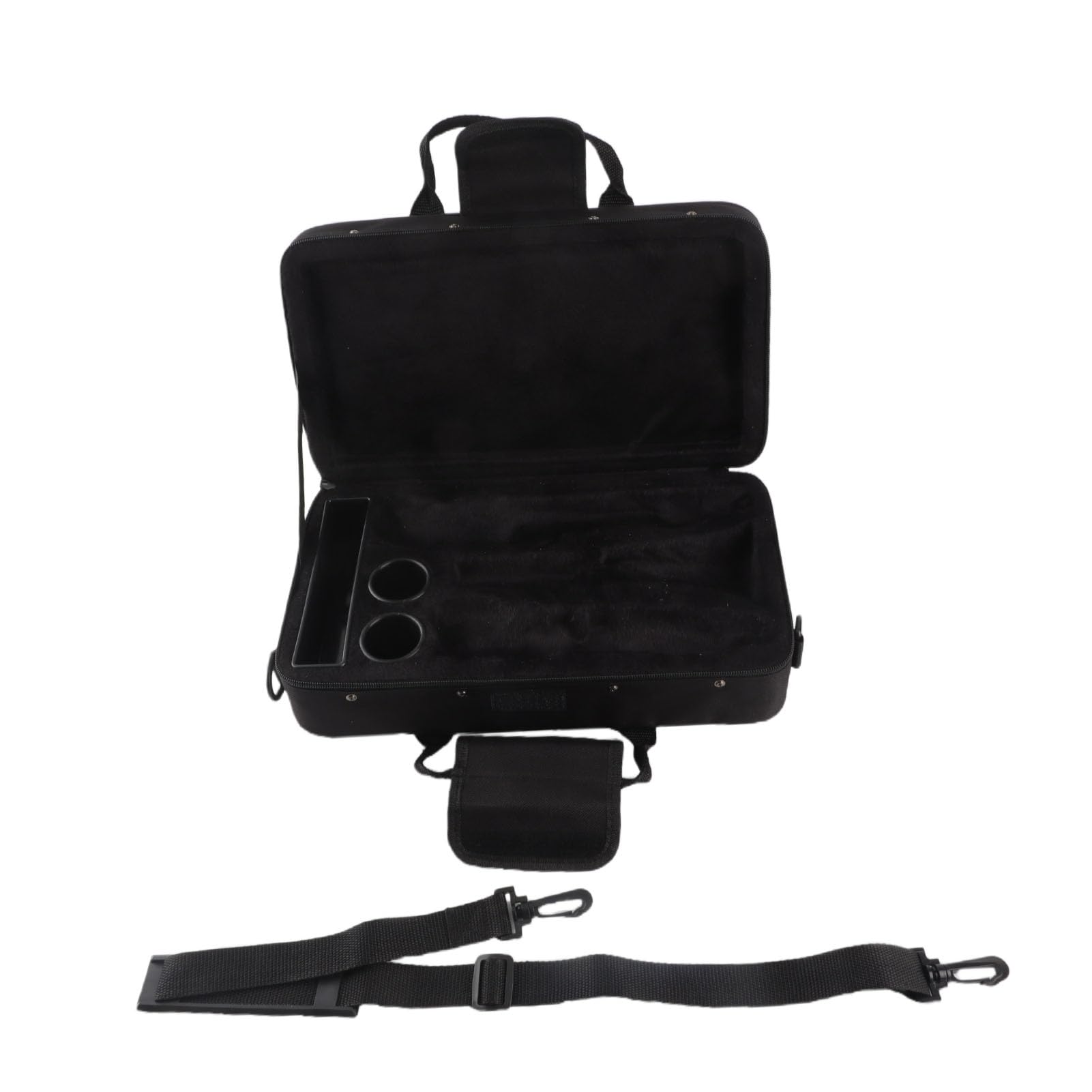 Sotrage Borsa con Tracolla Custodia Morbida per Clarinetto in Tessuto Oxford Ispessito LADE Custodie per Clarinetto Imbottite in Schiuma Nera per Si Bemolle