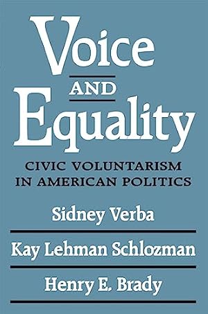 Voice and Equality: Civic Voluntarism in American Politics