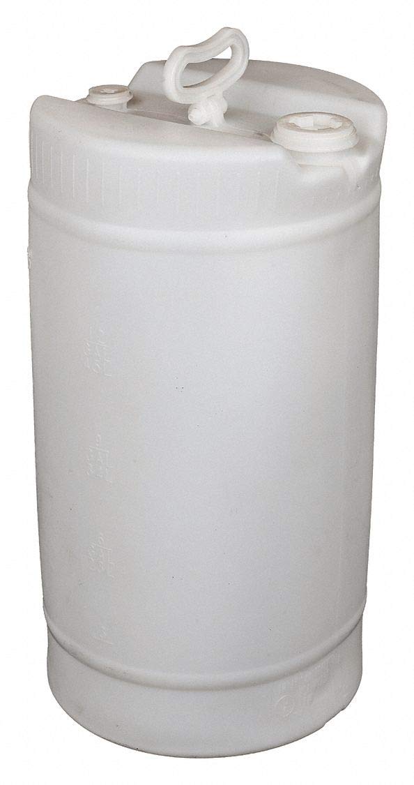 Transport Drum, Closed Head, 15 gal., White