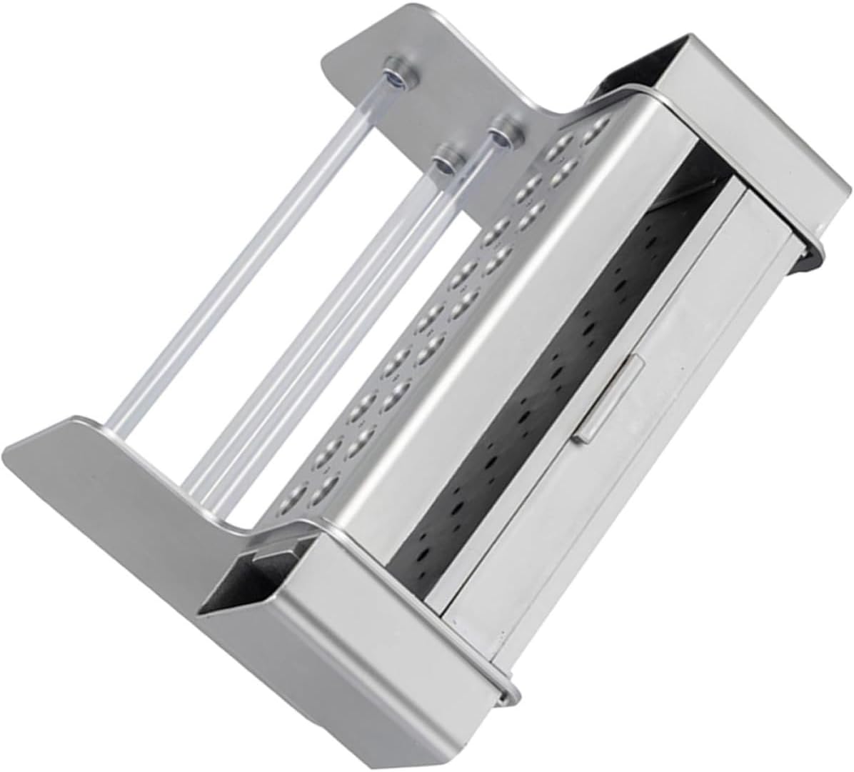 POPETPOP Portable Desktop Tool Organizer Rack with Drawer Practical Pvc and Pe Tool Storage Holder for Home and Desktop Use Silver