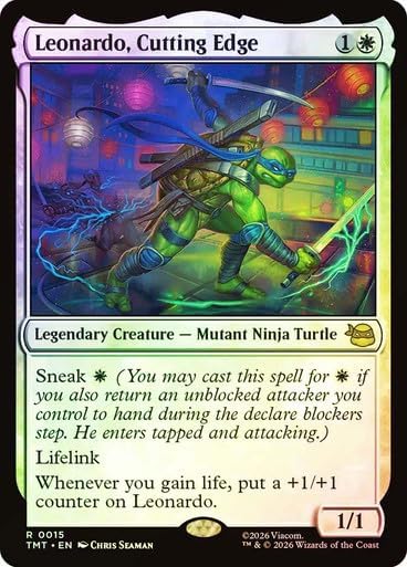 Leonardo, Cutting Edge (Foil) MTG