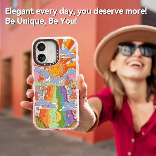Coque iPhone 6,1" robuste contre les chutes à motif rose fun - 7