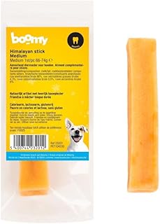 Boomy - Himalaya-Sticks - Hypoallergener Hundesnack aus Yak-Käse - Langanhaltendes und gesundes Kauvergnügen (M = 66-74g) product image