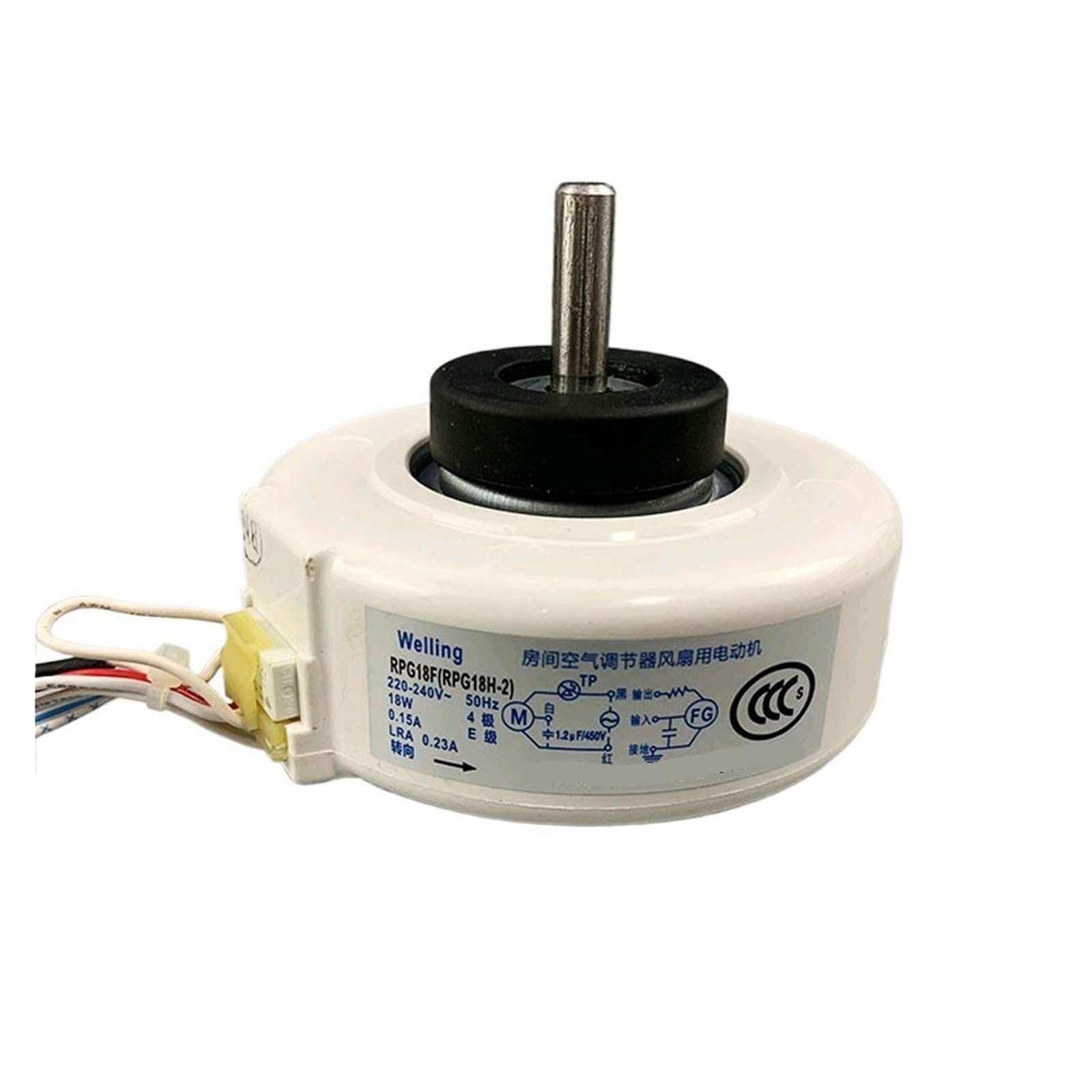 Motor De Ventilador Interior,Compatible Con Midea,Repuesto De Motor De Ventilador Interno De Aire Acondicionado RPG18F RPG20D,Compatible Con Midea,Pieza De Accesorios De Aire Acondicionado(RPG20D)