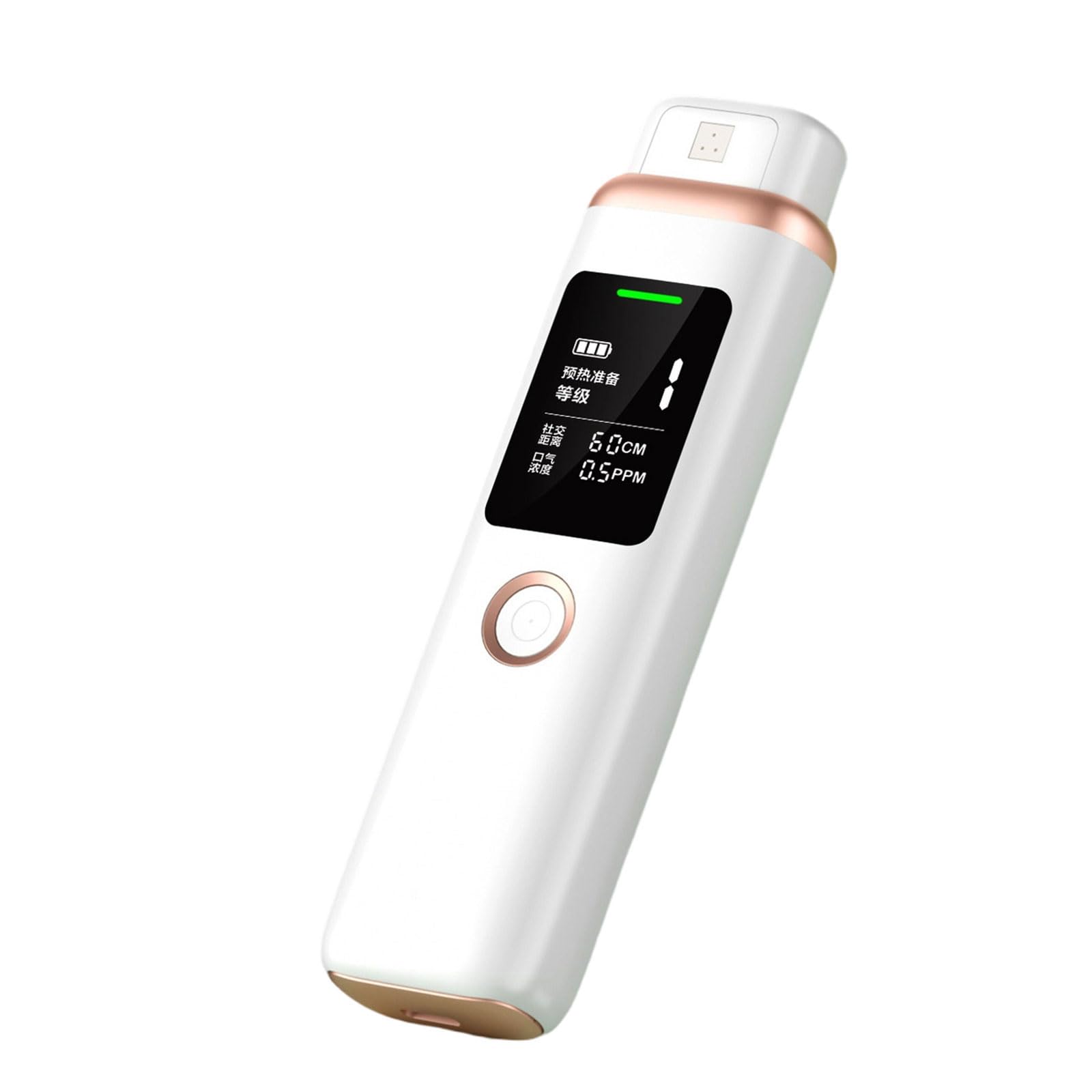 Realtime LED Indicators Analyzers Tool Providing Fast Feedbacks on Halitosis Situation and Type C Rechargeable Advanced Breath Detector Utilizing Precisions Sensors for Accurate Smell Analysis