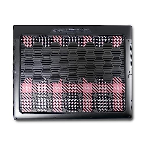 Image of MightySkins Skin Compatible with Alienware M18 R1 (2023) Full Wrap Kit - Pink Plaid | Protective, Durable, and Unique Vinyl Decal wrap Cover | Easy to Apply & Change Styles | Made in The USA