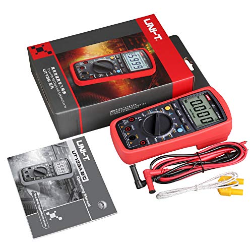 Image of UNI-T Multimeter Kit UT139B, Volt Ohm Meter Capacitor Tester Frequency Meter True RMS Auto /Manual Ranging 4000 Counts