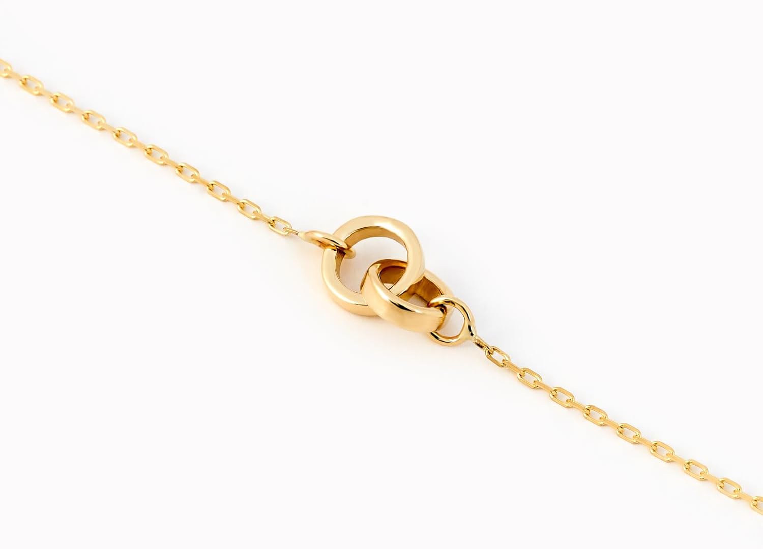 Gelin Interlocking Circle Bracelet 10K Solid Gold