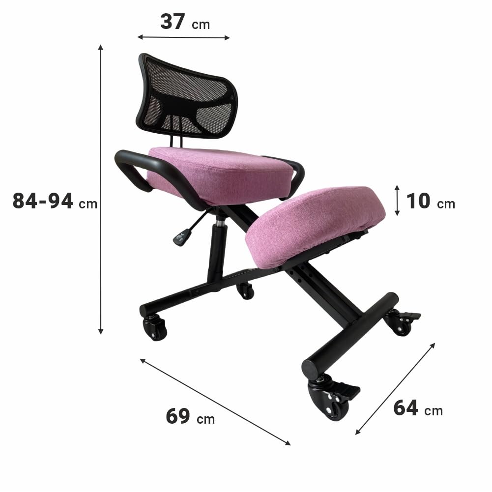BLACK POINT O'KNEEL - Chaise à Genoux Ergonomique avec Dossier | Siège Assis-Genoux Réglable pour Bureau & Maison | Posture Droite & Confortable | Housse en Lin Gris Incluse | Votre wishlist sur BLACK POINT O'KNEEL - Chaise à Genoux Ergonomique avec Dossier | Siège Assis-Genoux Réglable pour Bureau & Maison | Posture Droite & Confortable | Housse en Lin Gris Incluse | Votre wishlist sur